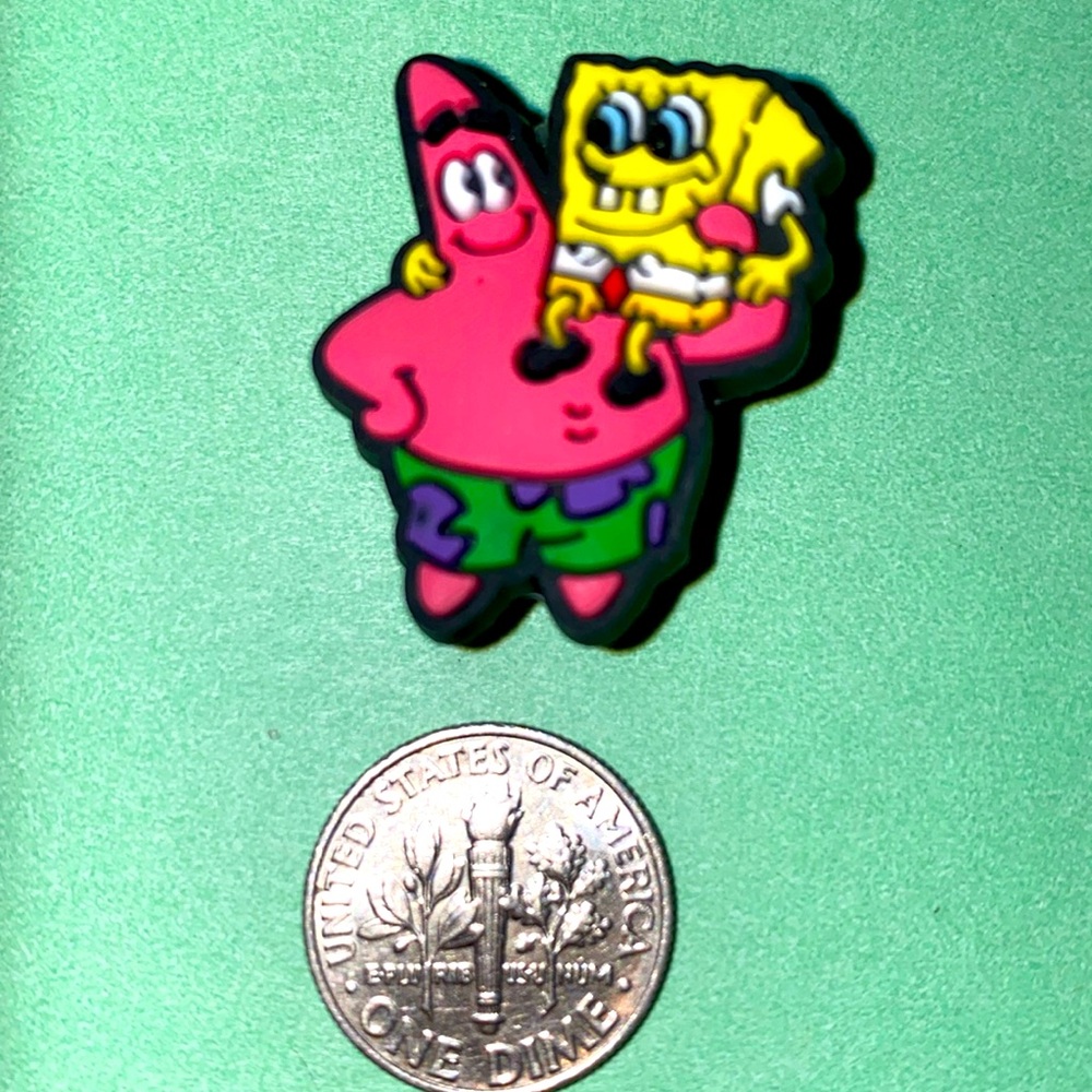 (10 for $15) SpongeBob SquarePants & Patrick Star Crocs Shoe Charms